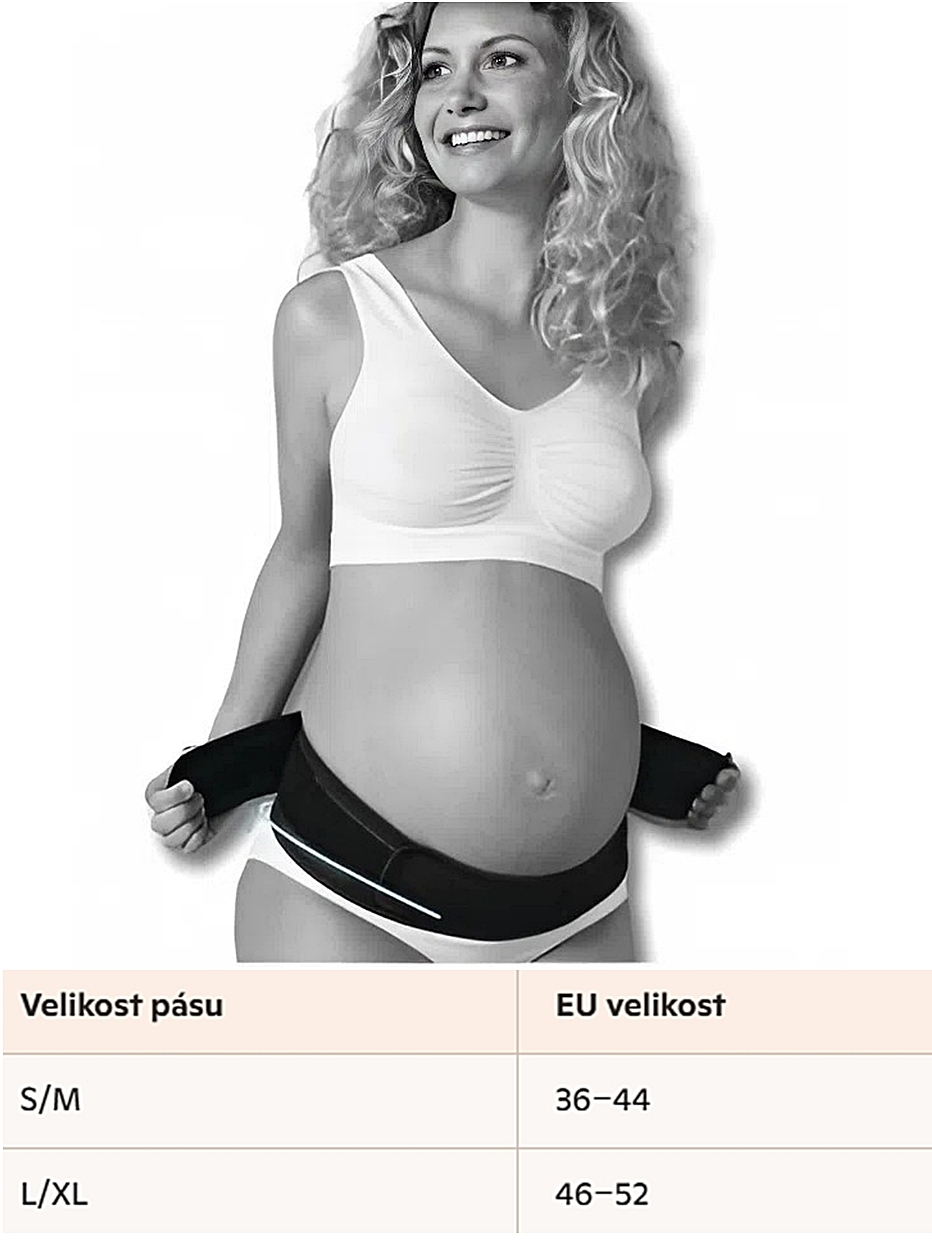 Těhotenský pás pod bříško Carriwell černý